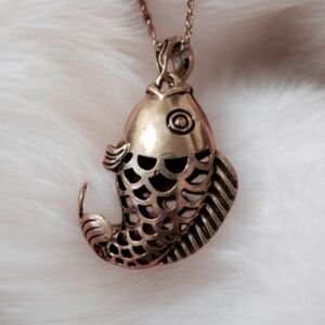 Koi Fish Pendant Necklace